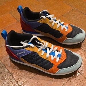 Merrell Colorful Athletic Shoes - Blue, Orange, Red, Black